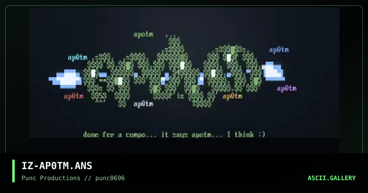 ap0tm, by ize, 1996
