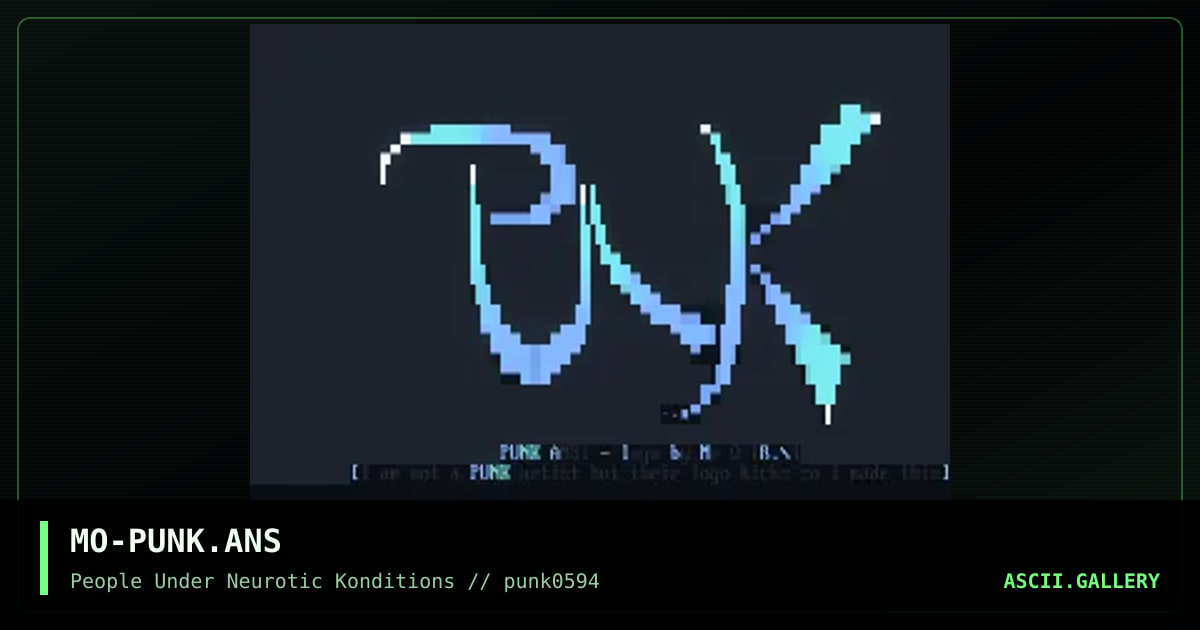 MO-PUNK.ANS, by mr o, 1994
