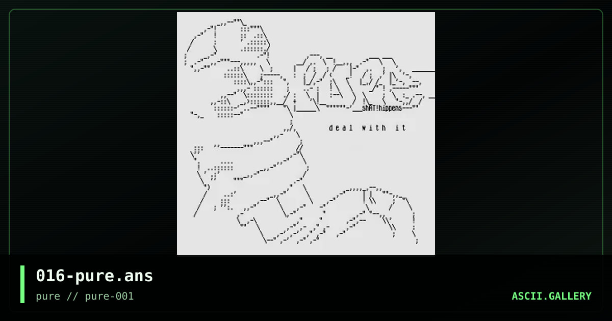 016-pure.ans, by untagged, 2017