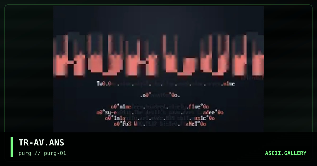 TR-AV.ANS, by the reaper, 1996