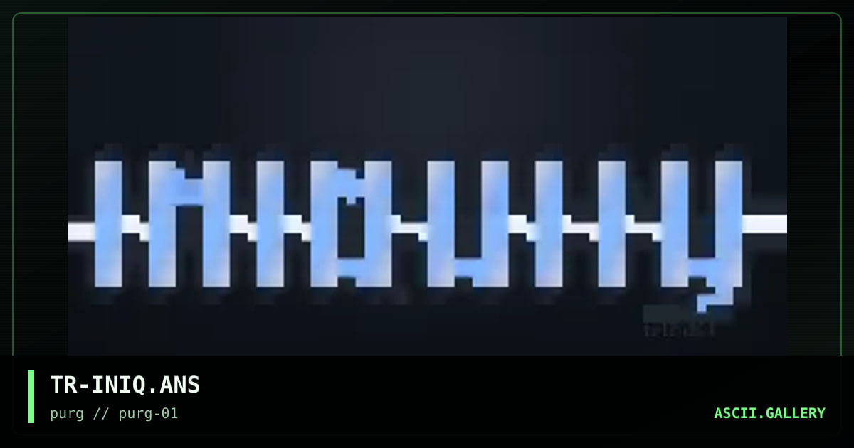 TR-INIQ.ANS, by the reaper, 1996