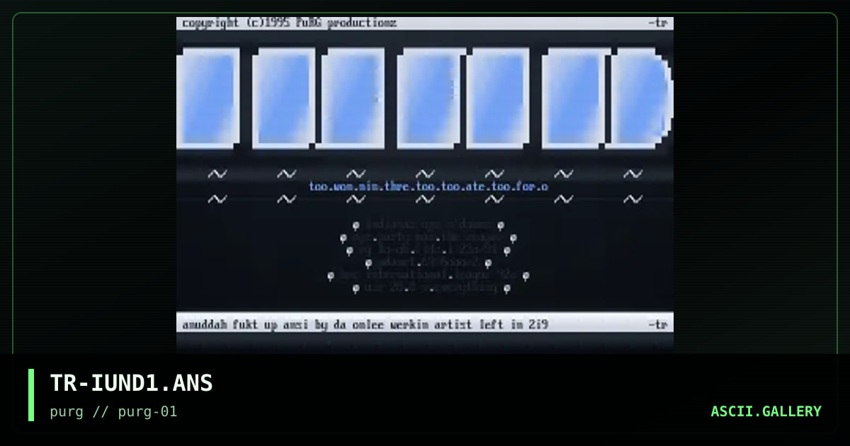 TR-IUND1.ANS, by the reaper, 1996
