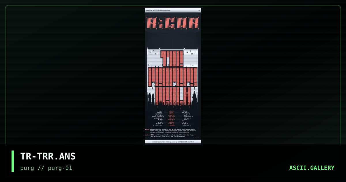 TR-TRR.ANS, by the reaper, 1996