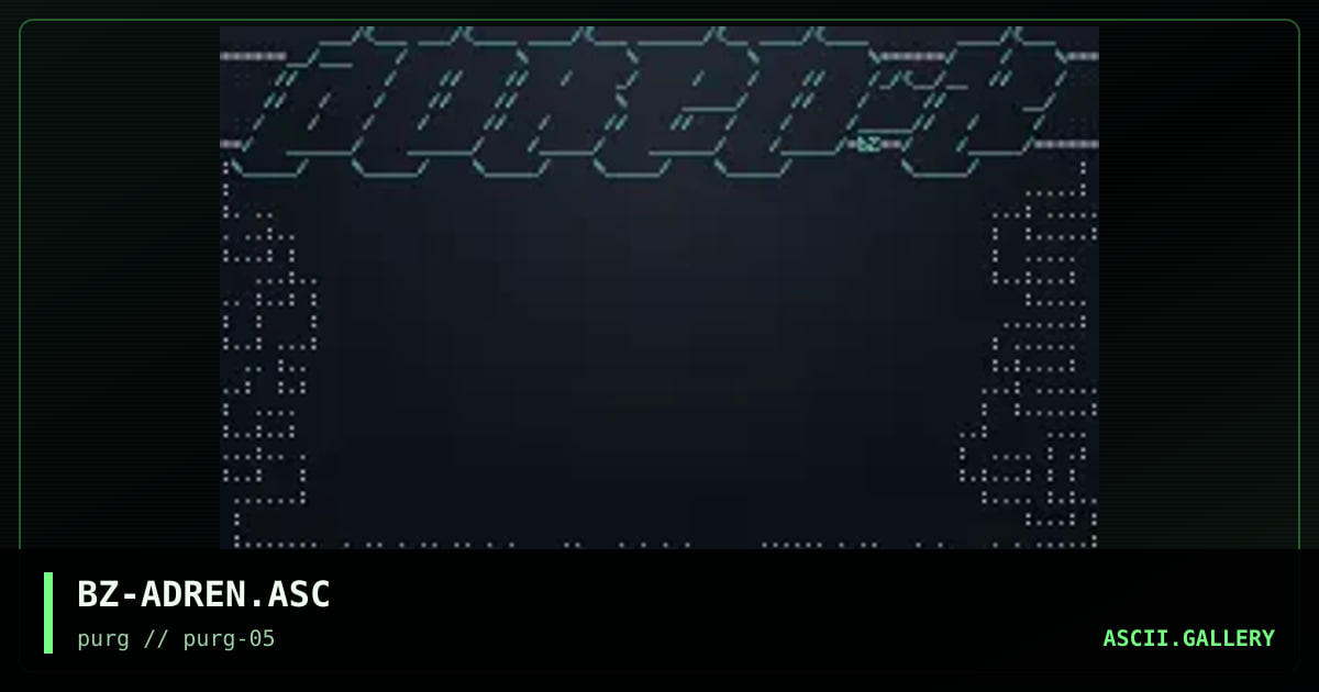 adrenx1, by bizzach, 1996
