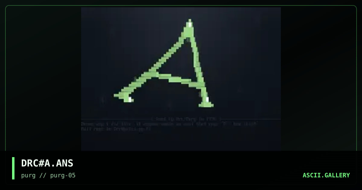 A, by drc, 1996