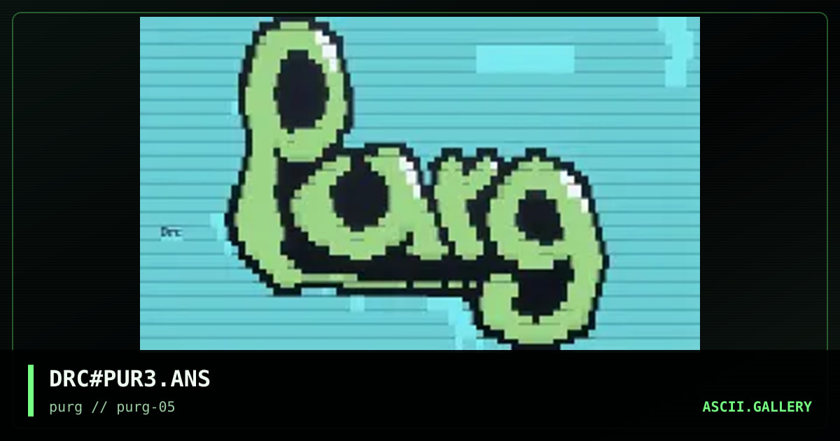 Purg logo 3, by drc, 1996