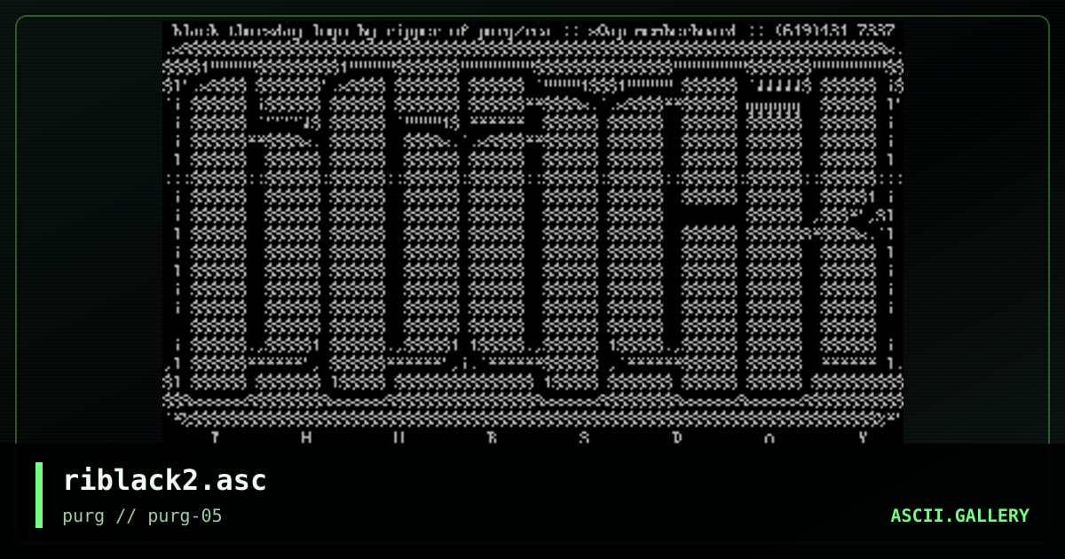 riblack2.asc, by ripper, 1996