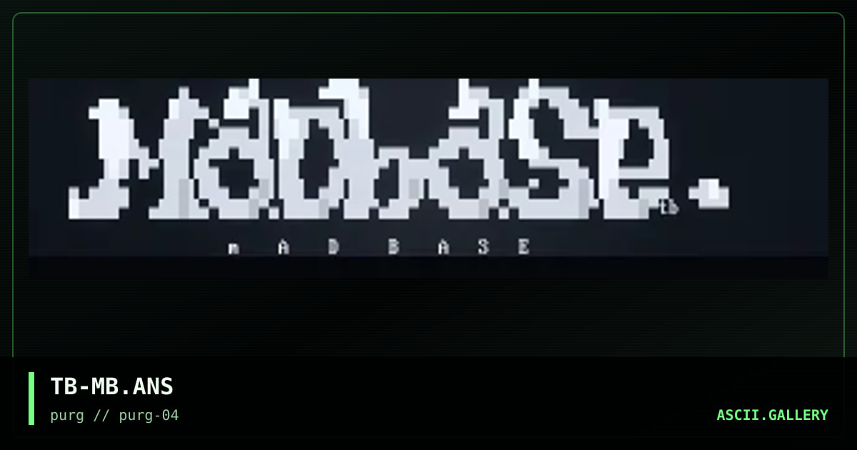 Mad Base, by trebor, 1996