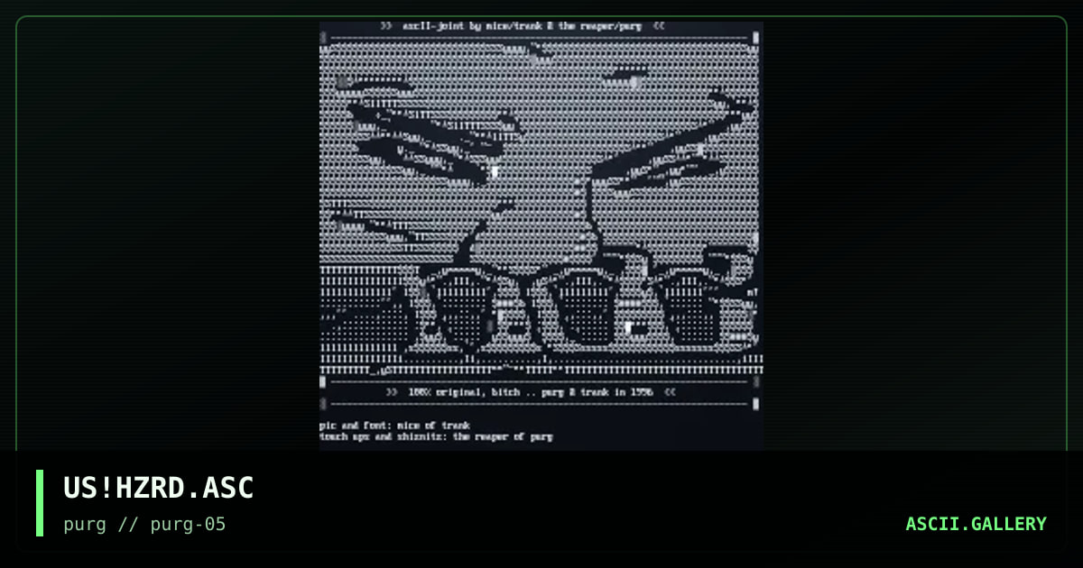 hazard!, by the reaper, mice, 1996