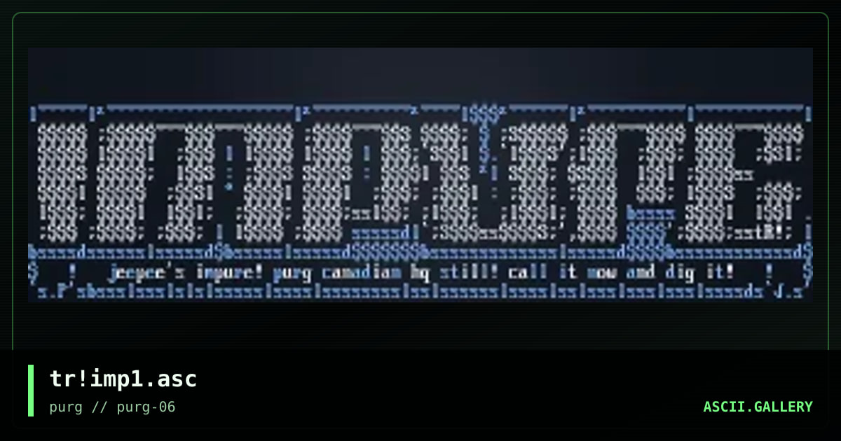 tr!imp1.asc, by the reaper, 1997