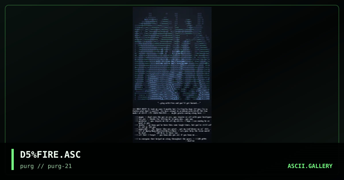 D5%FIRE.ASC, by deefive, 1997