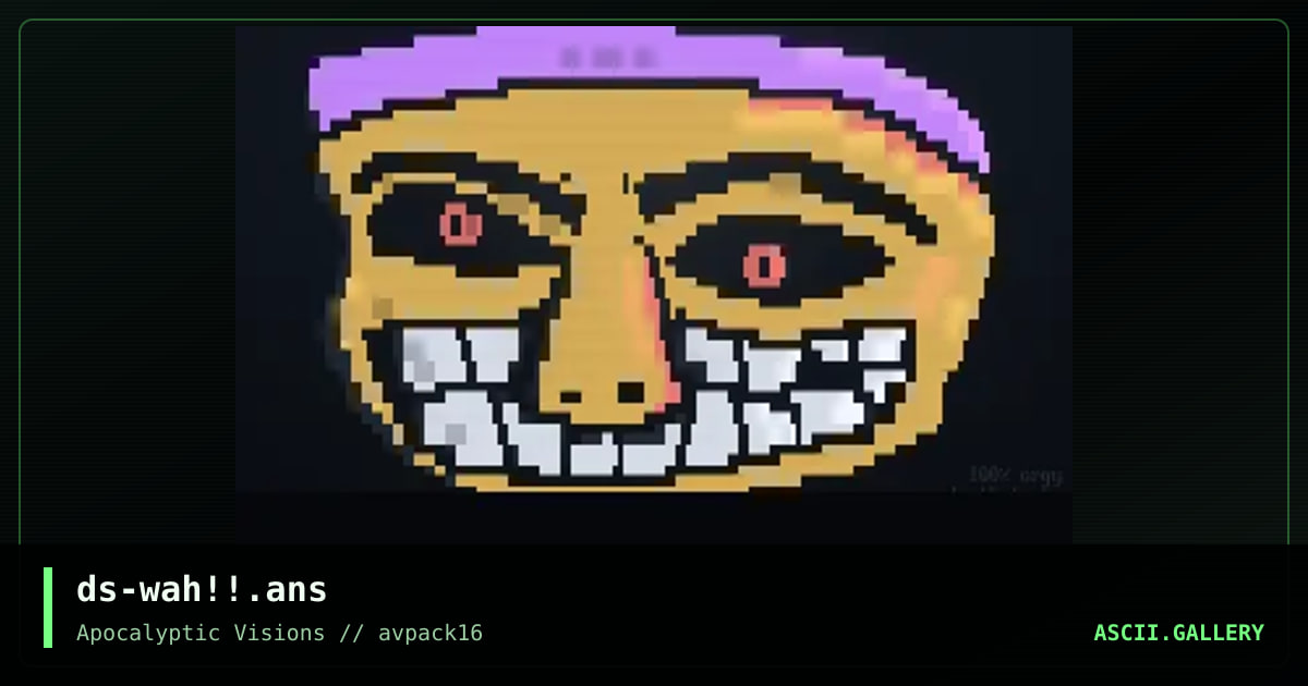 Face, by deathstroke, 1997