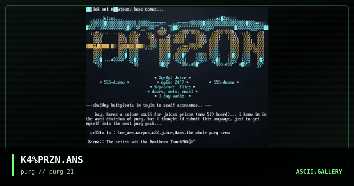 K4%PRZN.ANS, by kayfore, 1997
