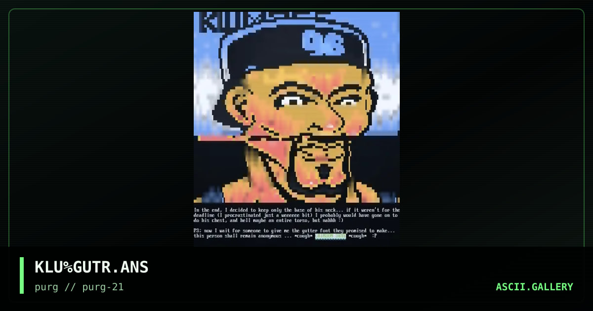 KLU%GUTR.ANS, by klumzee, 1997