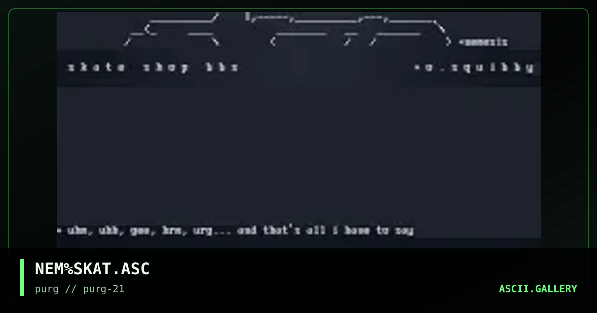 NEM%SKAT.ASC, by nem, 1997