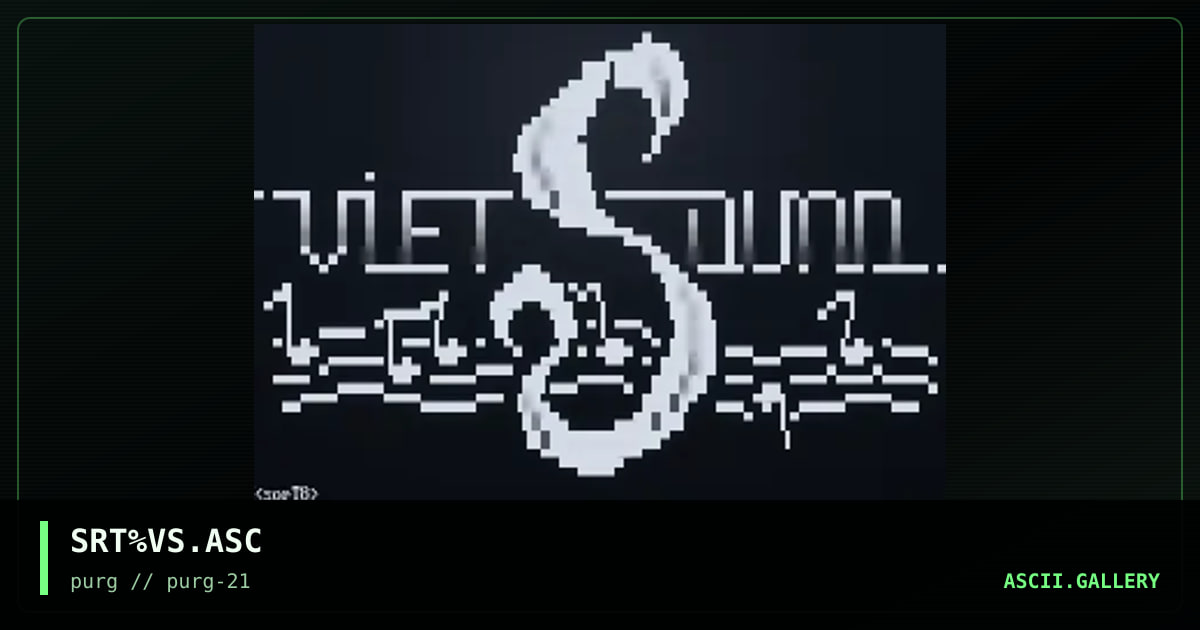 SRT%VS.ASC, by sort8, 1997
