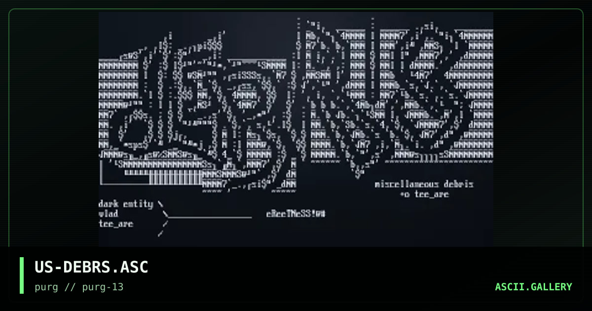 US-DEBRS.ASC, by the reaper, dark entity, vlad, 1998
