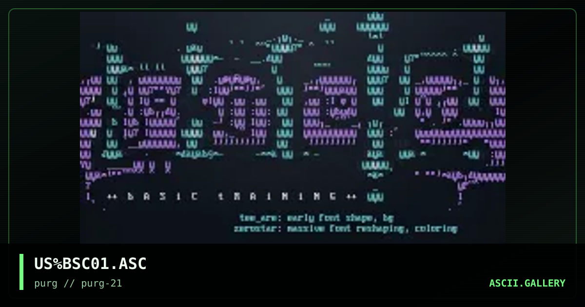 US%BSC01.ASC, by the reaper, zerostar, 1997