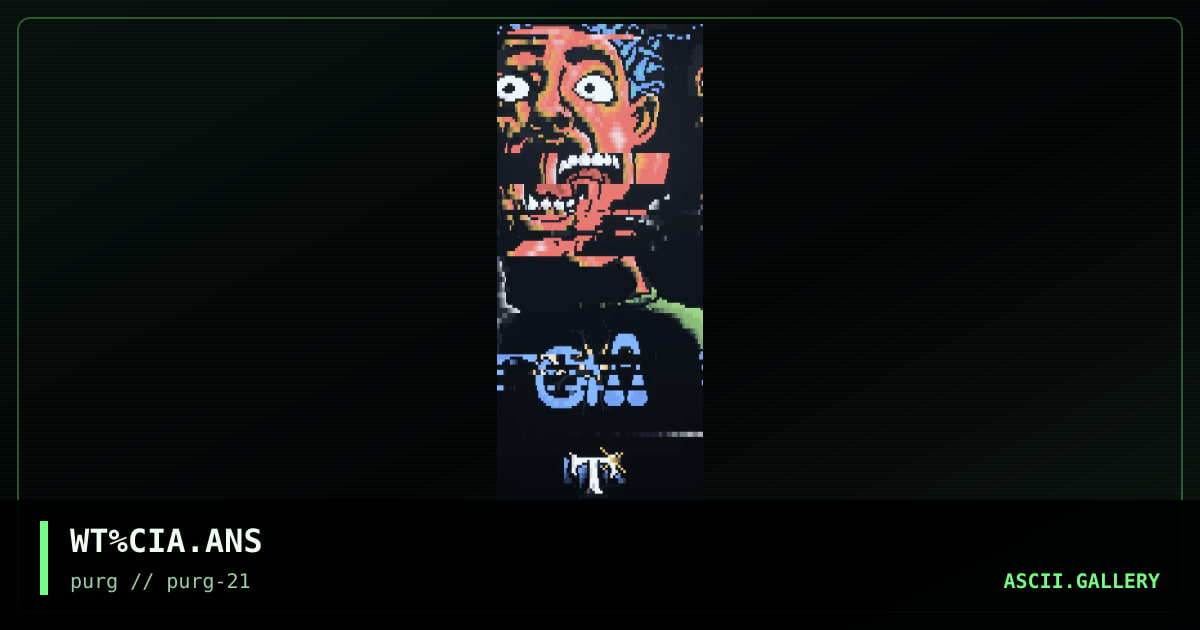 WT%CIA.ANS, by whitey, 1997