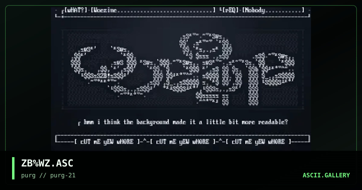 ZB%WZ.ASC, by zubfatal, 1997
