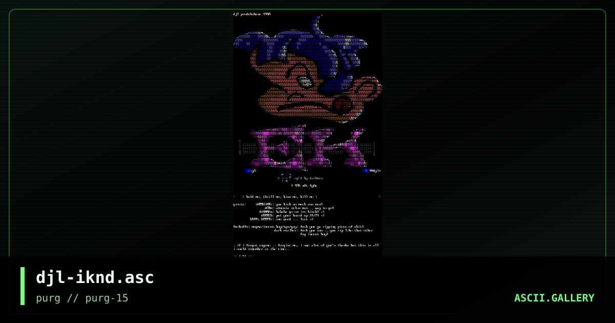 djl-iknd.asc, by dj lethal, 1998