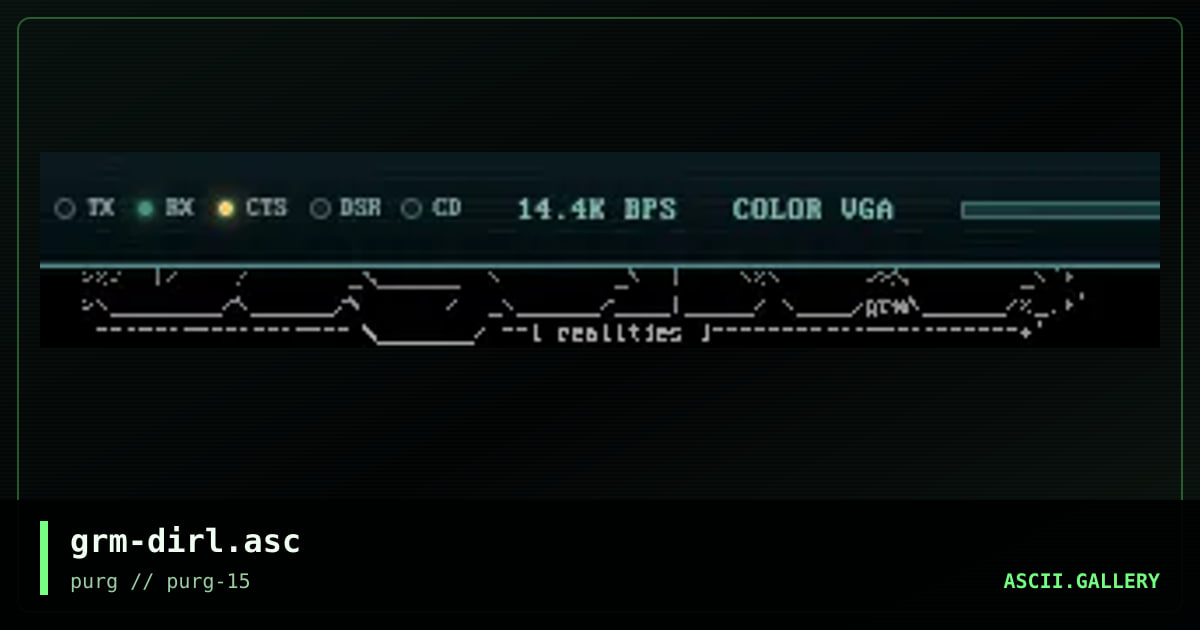 grm-dirl.asc, by grandmaster mojo, 1998