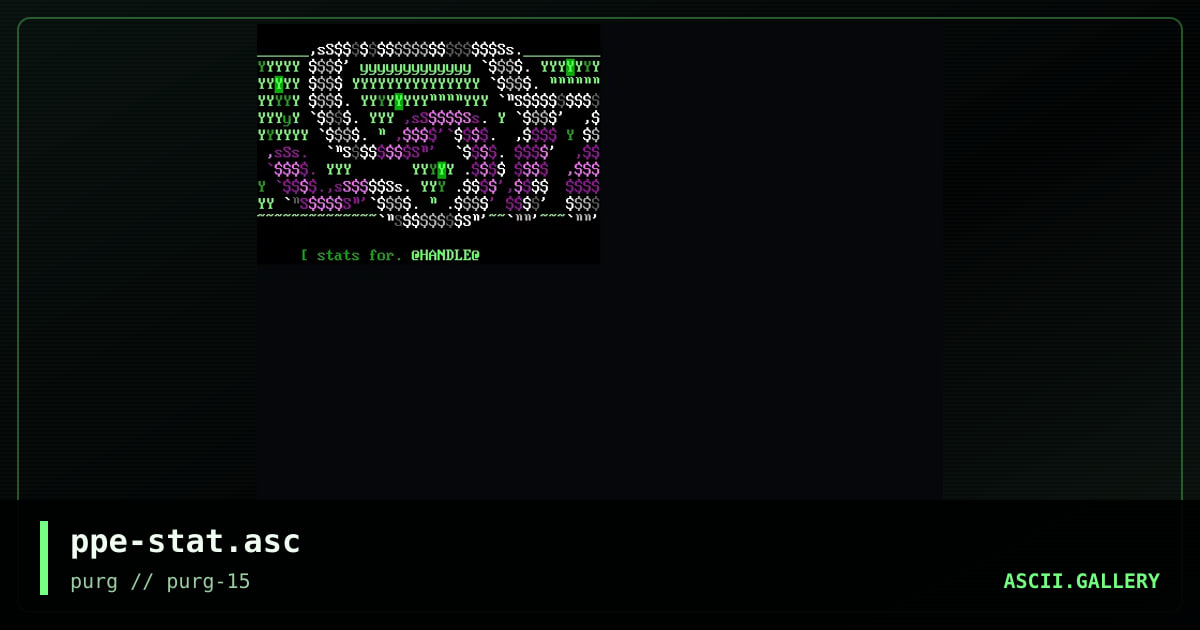 ppe-stat.asc, by purplee, 1998