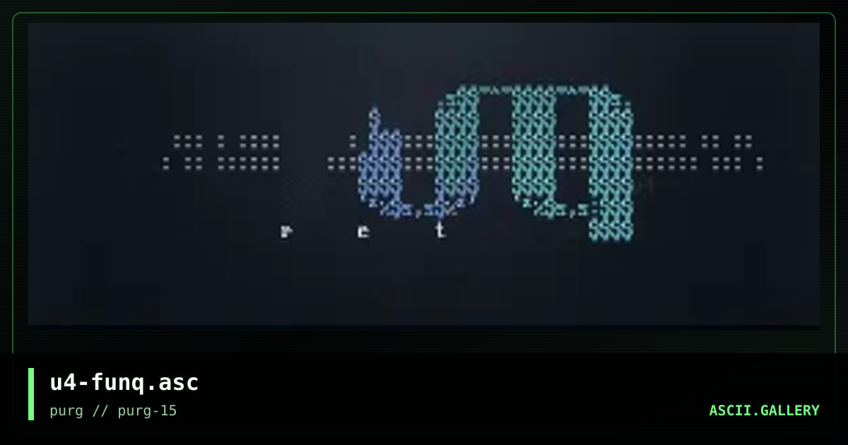 u4-funq.asc, by euphorik, 1998