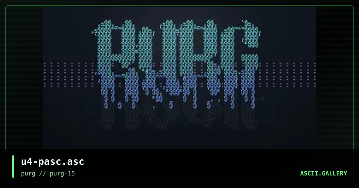 u4-pasc.asc, by euphorik, 1998