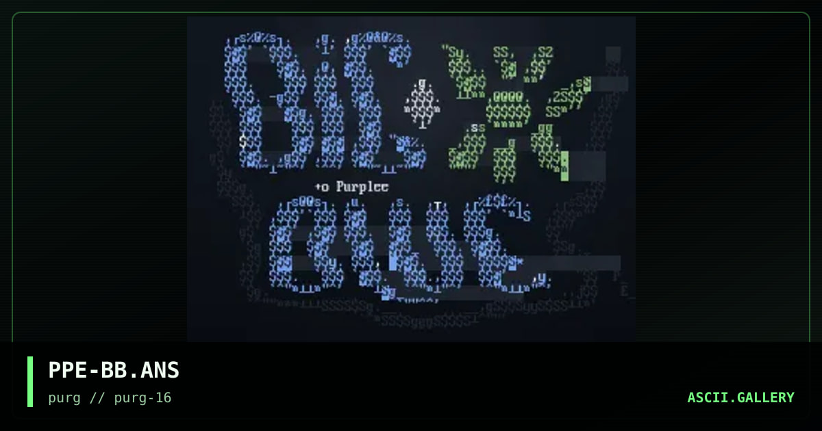 PPE-BB.ANS, by purplee, 1998