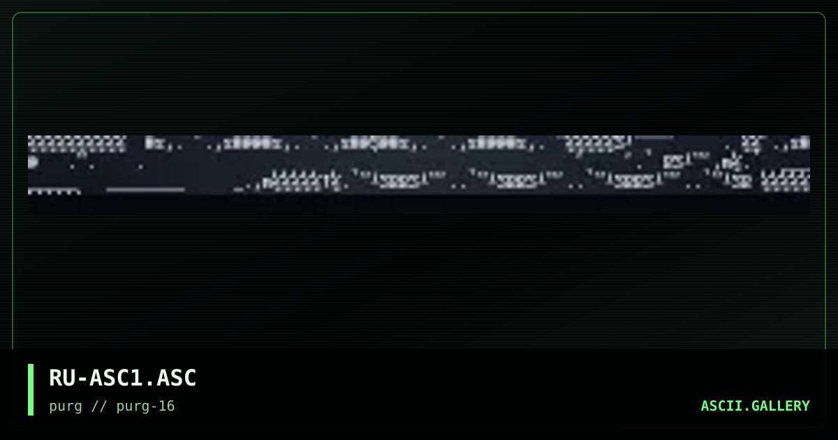 RU-ASC1.ASC, by rumish, 1998