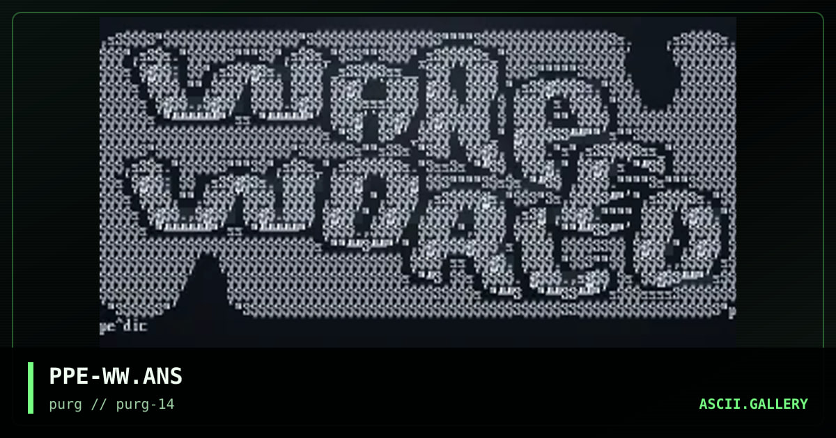 PPE-WW.ANS, by purplee, 1998