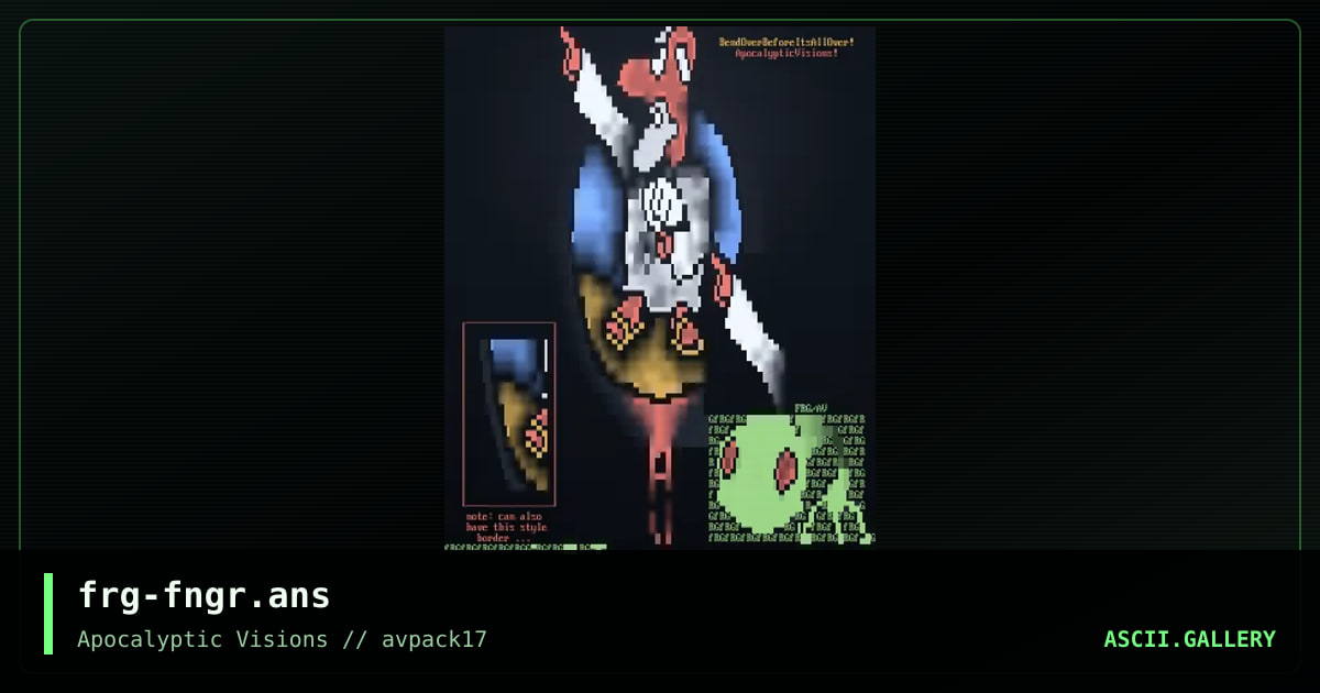 frg-fngr.ans, by frg, 1997