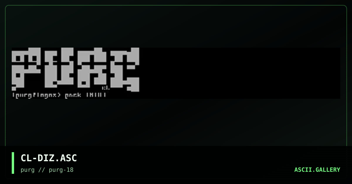 file_id.diz, by clumsy, 1998