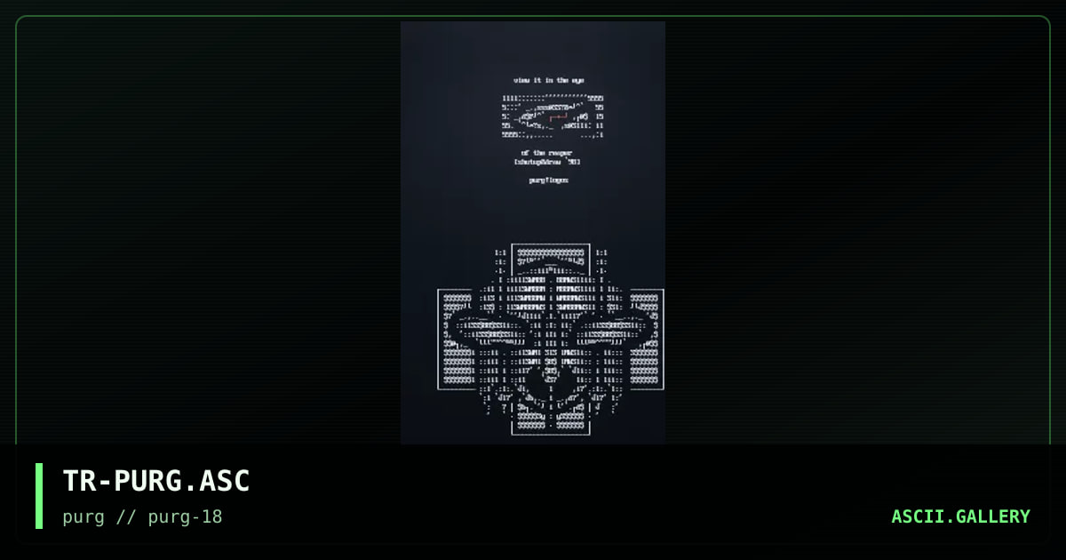 purg ascii, by the reaper, 1998