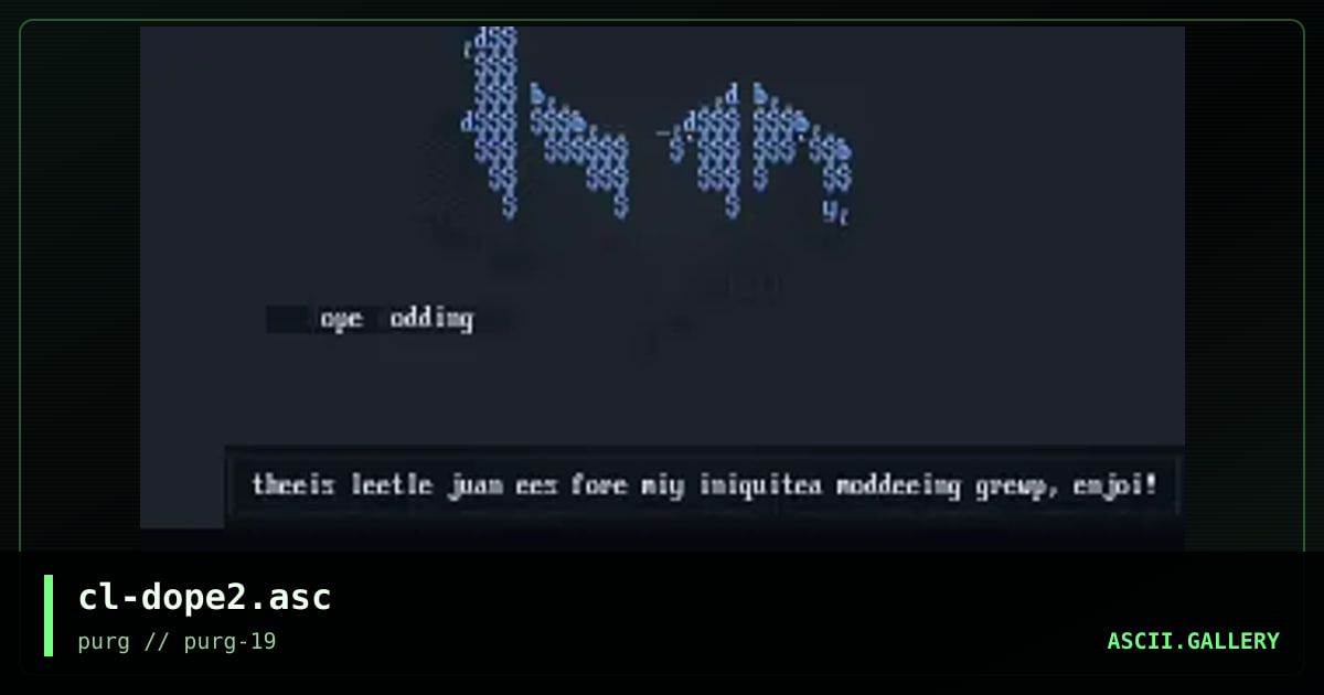 dope modding, by clumsy, 1998