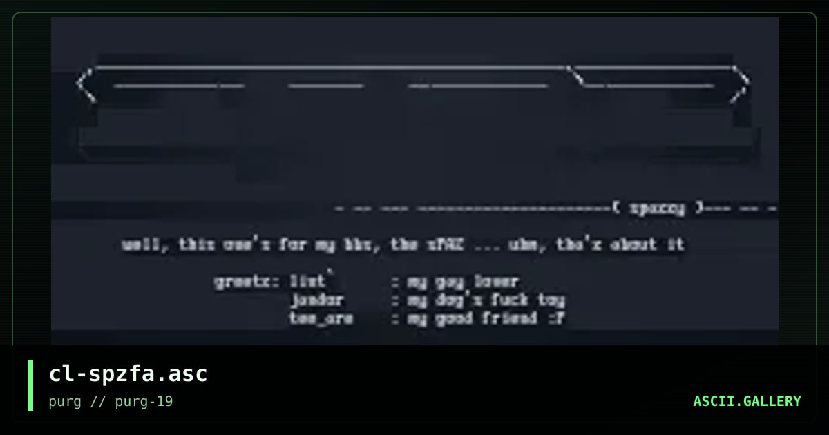 spaz logo, by clumsy, 1998