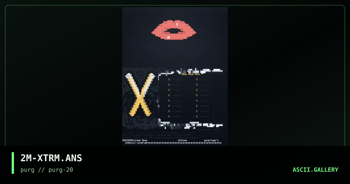 2M-XTRM.ANS, by 2mstone, 1998