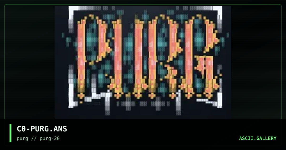 C0-PURG.ANS, by count zero, 1998