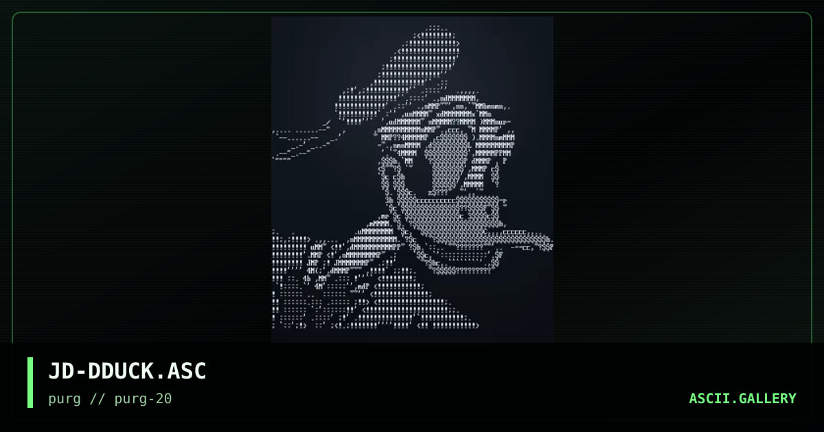 JD-DDUCK.ASC, by jandor, 1998