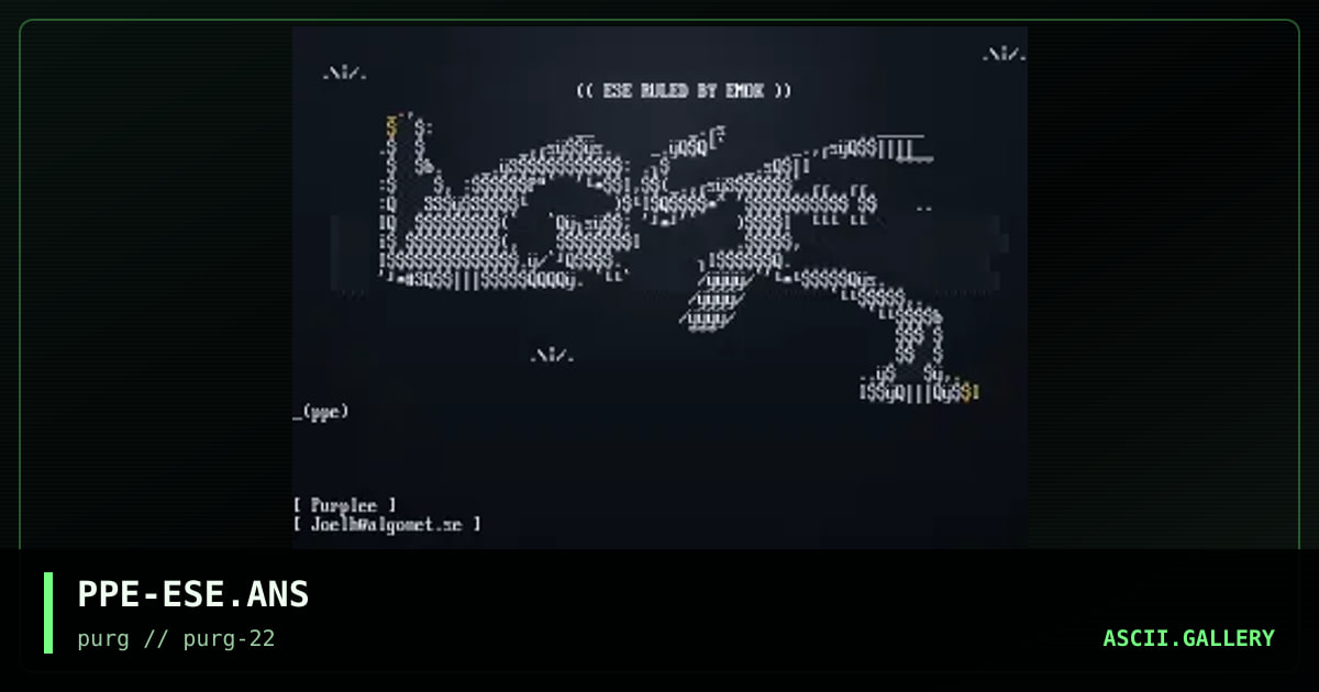 PPE-ESE.ANS, by purplee, 1999