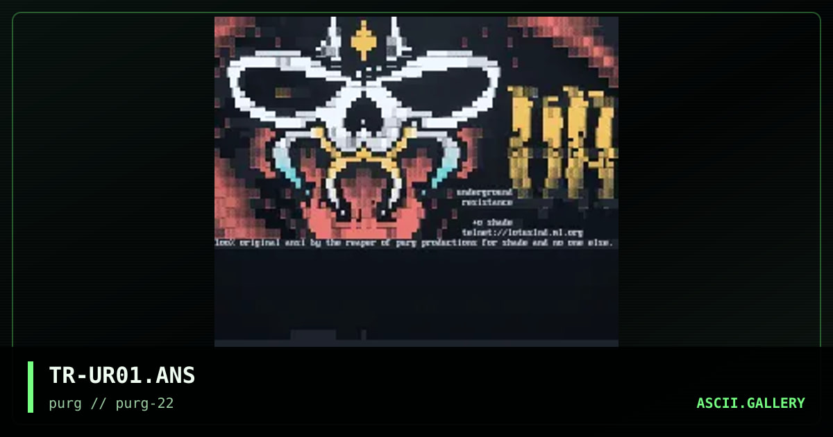 TR-UR01.ANS, by the reaper, 1999