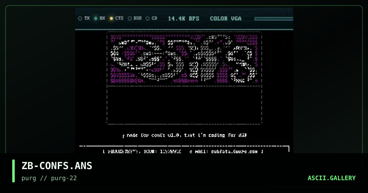 ZB-CONFS.ANS, by zubfatal, 1999