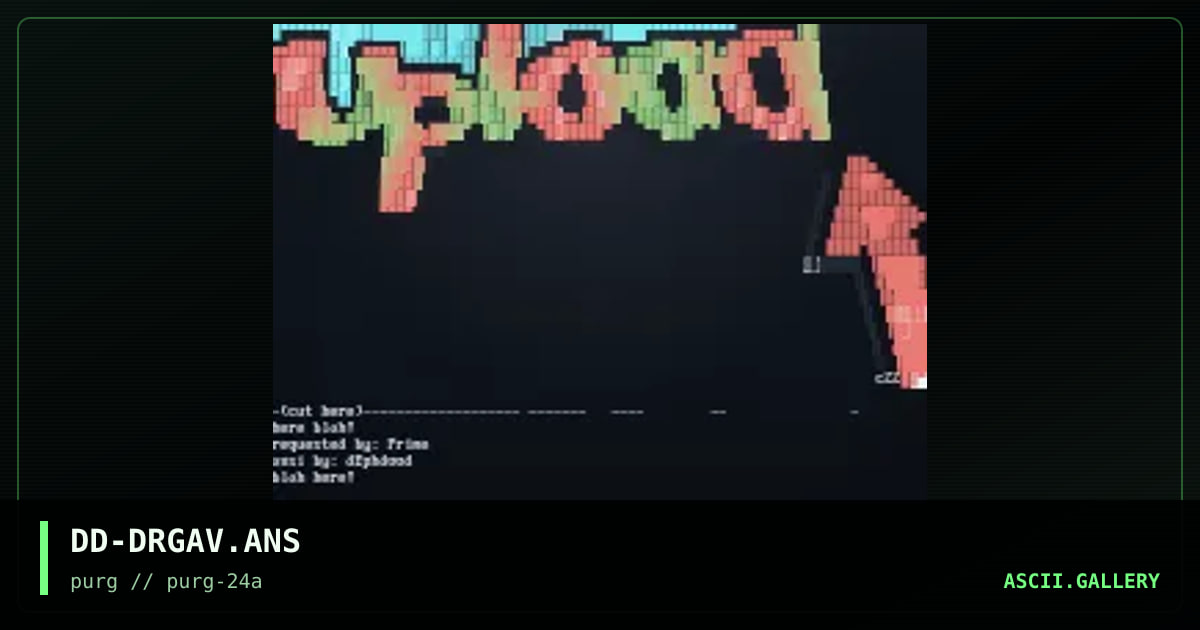DD-DRGAV.ANS, by dephdood, 1999