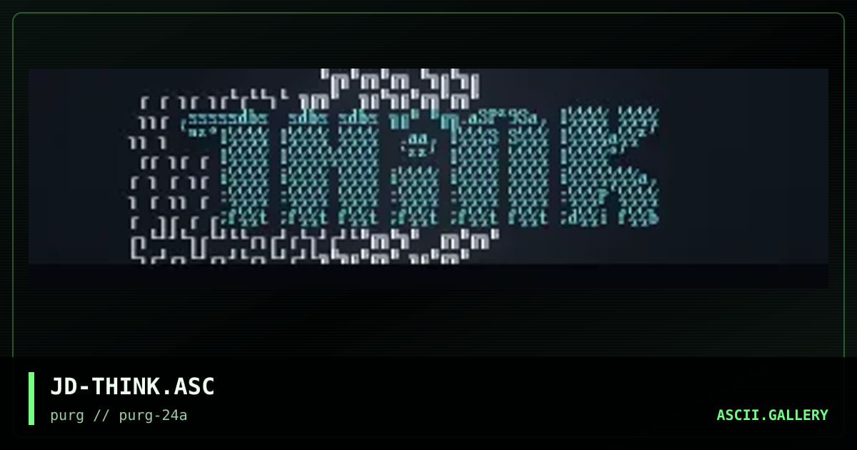 think, by jandor, 1999