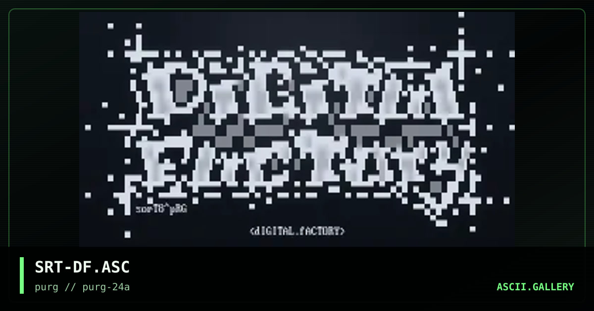 SRT-DF.ASC, by sort8, 1999