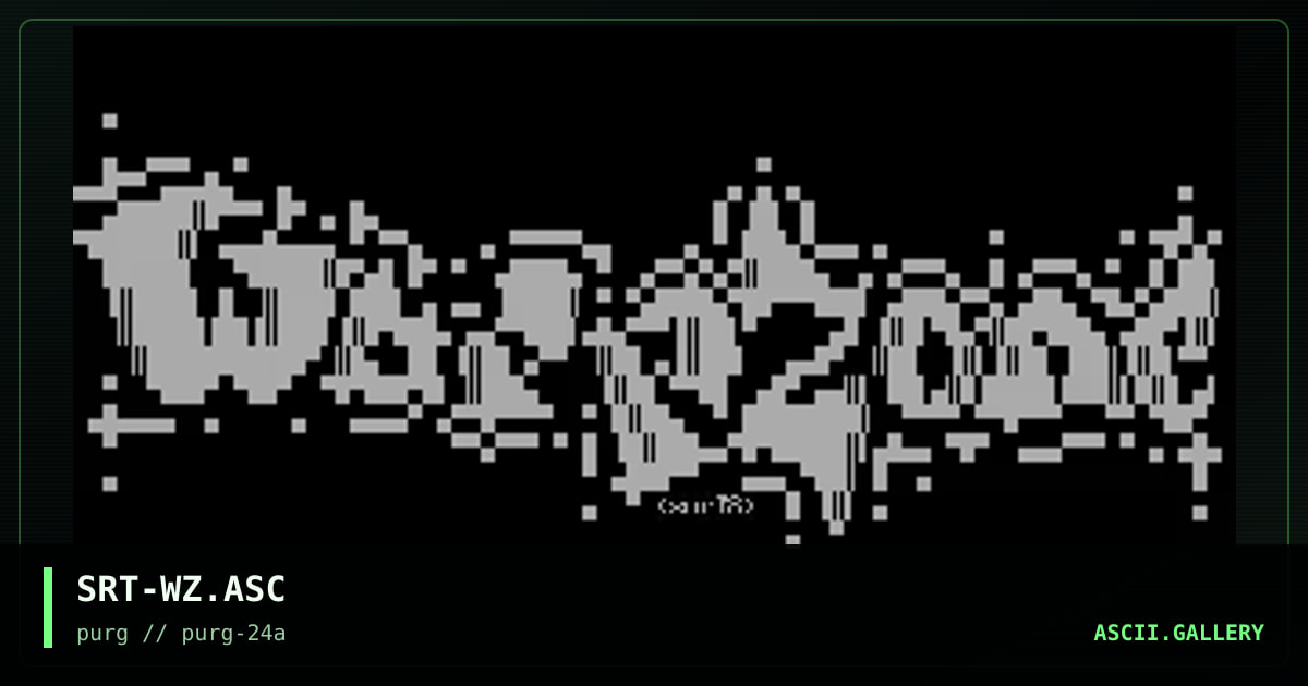 SRT-WZ.ASC, by sort8, 1999