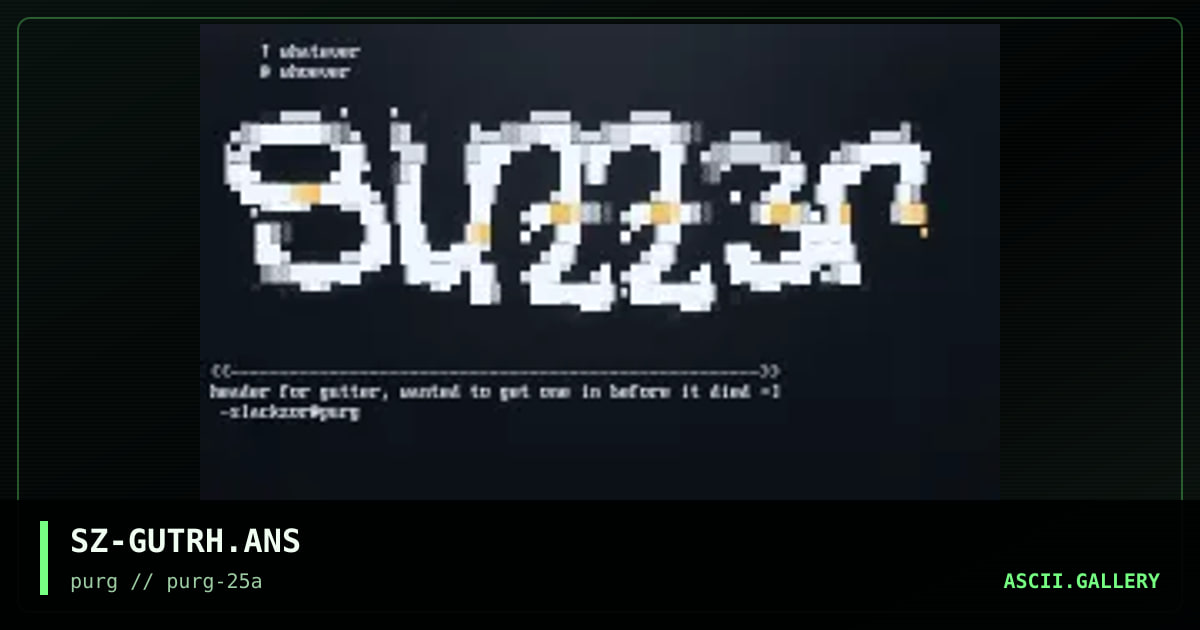 SZ-GUTRH.ANS, by slackzor, 1999