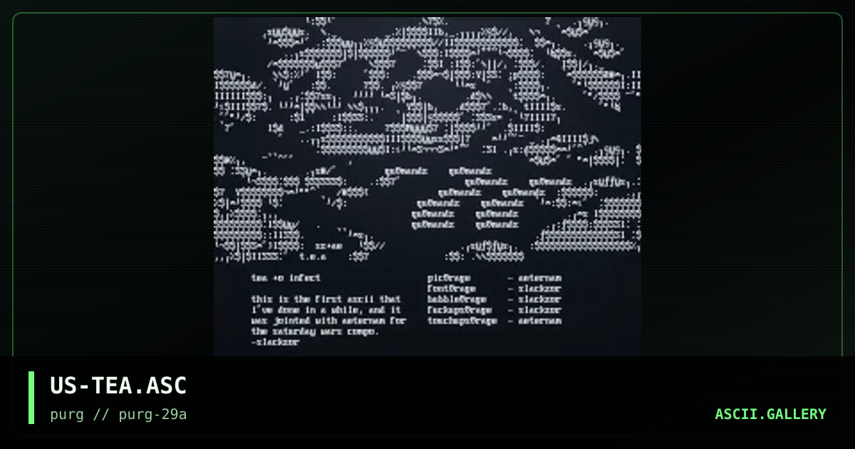 US-TEA.ASC, by slackzor, aeternam, 1999