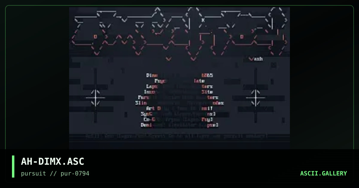 AH-DIMX.ASC, by ash, 1994